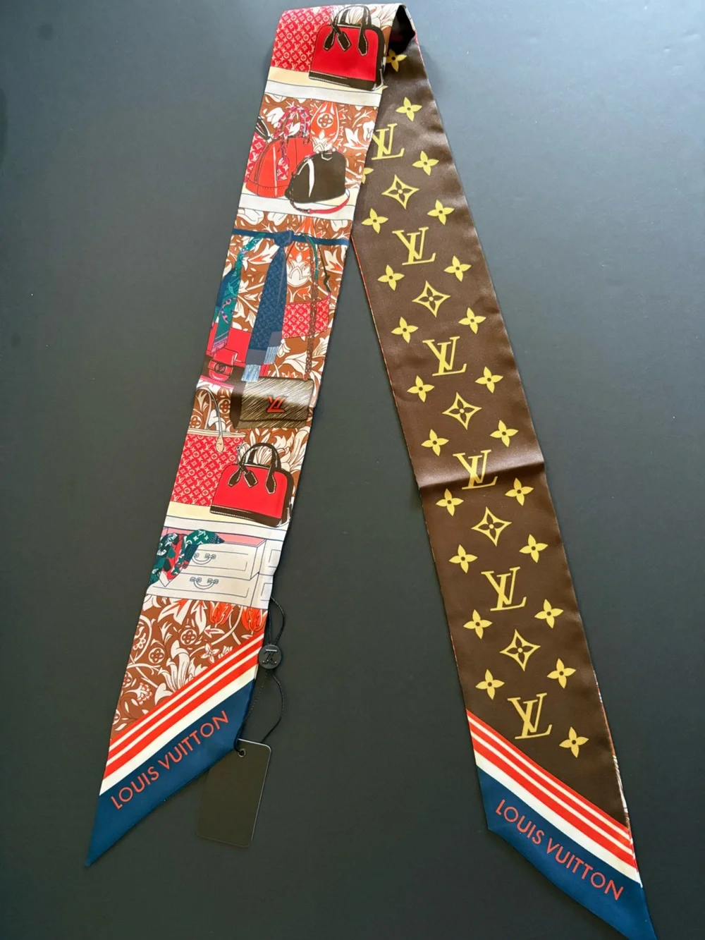 Fashion Long Silk Scarf Twilly